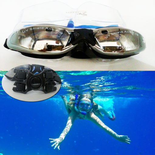 نظارة سباحة ضد الضباب ضد الماء-أسود نظارة سباحة ضد الضباب ضد الماء-أسود أطفال
