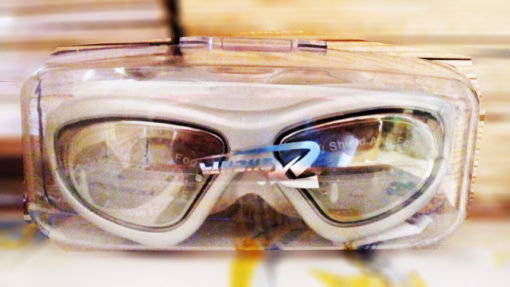 نظارة سباحة ضد الضباب ضد الماء-أبيض نظارة سباحة ضد الضباب ضد الماء-أبيض أطفال
