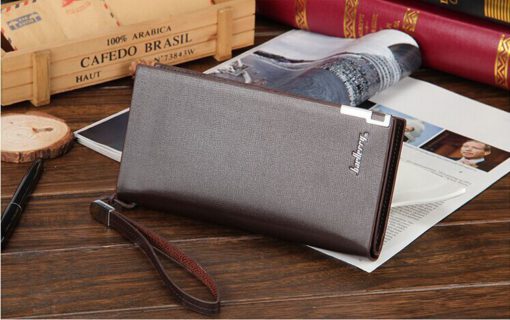 Baellerry Elegant Men Solid Wallet & Card Holders-Brown Baellerry Elegant Men Solid Wallet & Card Holders-Brown Accessories