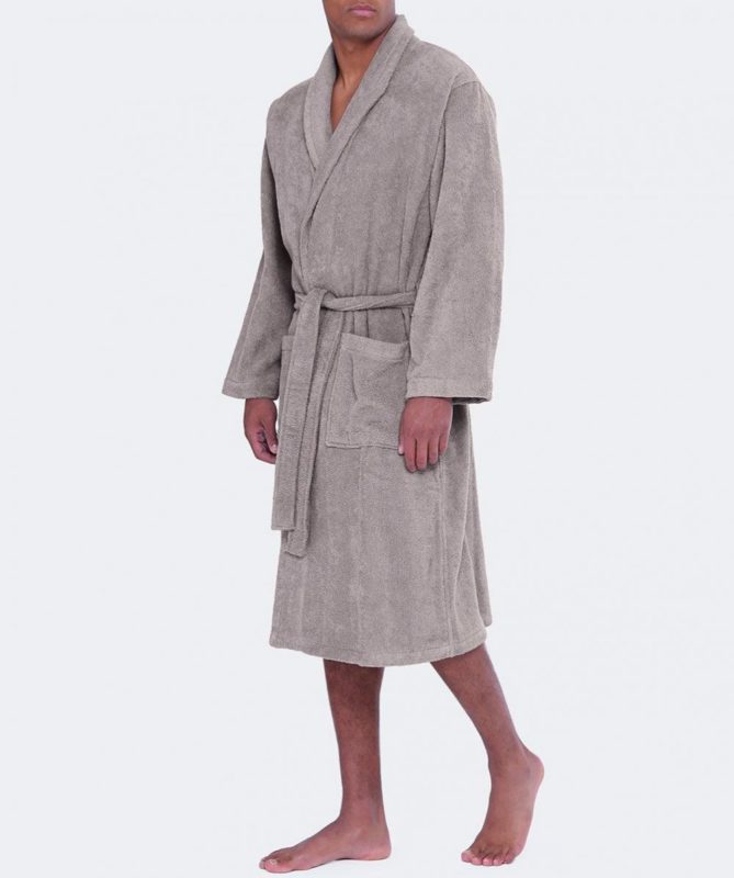 Egyptian Cotton Bath Robe – Gray | SoGood.com