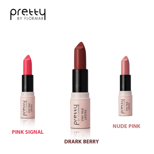 Stay True lipstick from Pretty By Flormar (3 pieces) Stay True lipstick from Pretty By Flormar (3 pieces) Cosmetics